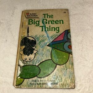 The Big Green Thing 1963 Vintage Easy Reader Hardcover